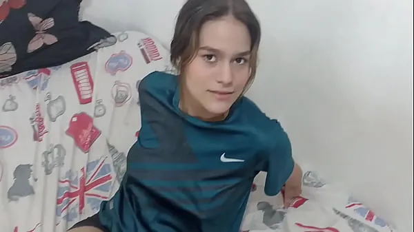 HD I find my stepsister with my clothes on and I take them off until I end up fucking her top videoer