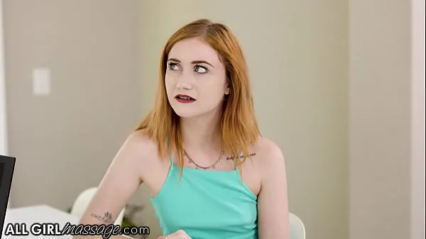 HD The sexy college redhead Scarlet Skies is searching in the house for some money she could steal from her stepmom or her stepdad to go shopping at the mall, but instead find a free massage ticket from the masseuse Tiffany Watson that she decides to use أعلى مقاطع الفيديو