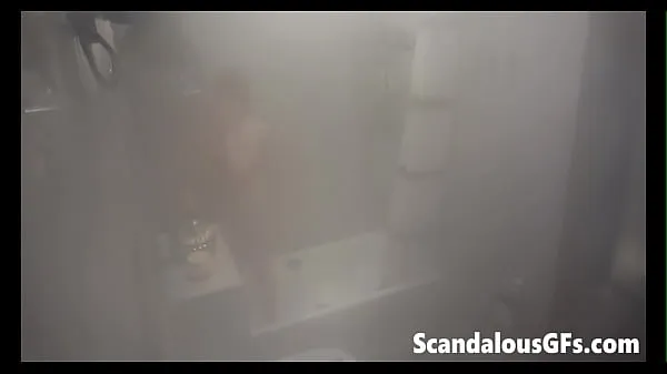HD A steamy video of my naked hot ex in a luxury steam shower najboljši videoposnetki