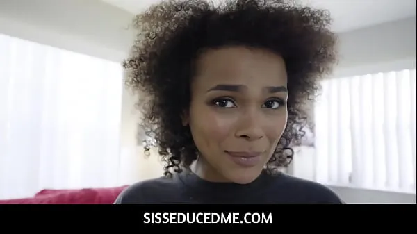 HD SisSeducedMe - My New Ebony Step-Sister blows Me- Alina Ali top Videos