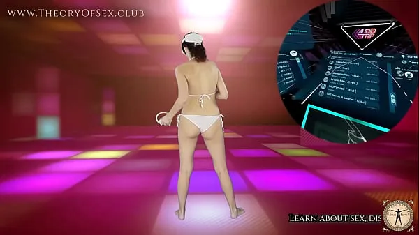 HD White bikini are helping me to perform my dancing workout in Virtual Reality :) Part one of Week 5 najboljši videoposnetki