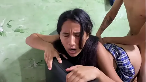 Video HD NO Prof It hurts!!! Young woman student leaves with her teacher after school, real homemade hàng đầu