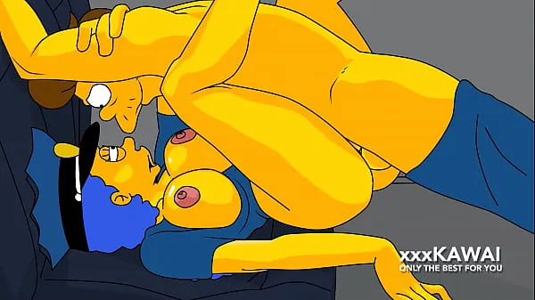 HD Police Marge tries to Arrest Snake but he Fucks Her (The Simpsons أعلى مقاطع الفيديو