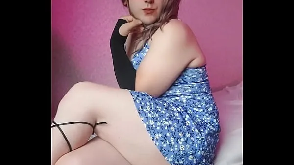 HD-on YOUTUBE This BOOTY FEMBOY Blonde Model in Her Private Room in HIGH HEELS (Crossdresser, Transvestite topvideo's