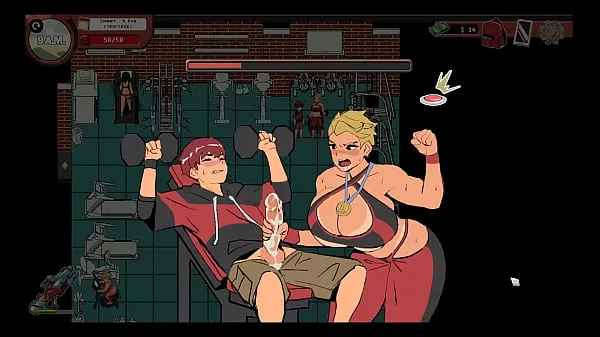 HD Spooky Milk Life [ Taboo hentai game PornPlay] Ep.23 femdom handjob at the gym en iyi Videolar