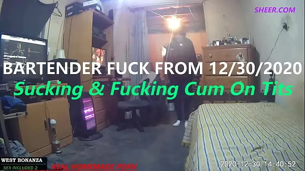 HD Bartender Fuck From 12/30/2020 - Suck & Fuck cum On Tits शीर्ष वीडियो