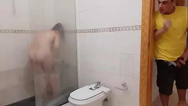 HD CHUBBY STEPMOM CAUGHT IN THE SHOWER NAKED AND ALSO WANTS STEPSON'S COCK top Videos