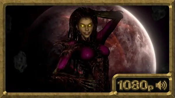 HD Kerrigan, the seductive monster girl dance on spacecraft top Videos