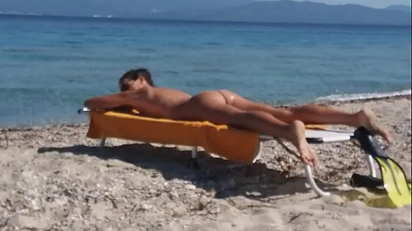 HD Drone exibitionism on Nudist beach topp videoer