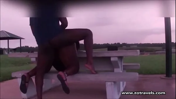 HD Outside at a Local Park Clapping Black Buns top videoer