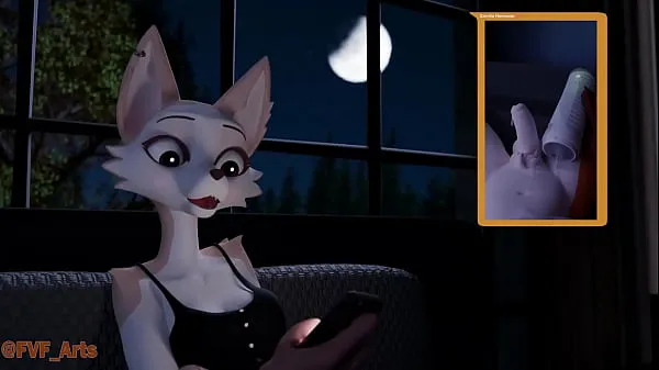 HD Furry Fox jerking off with his new toy - Foxdee nejlepší videa