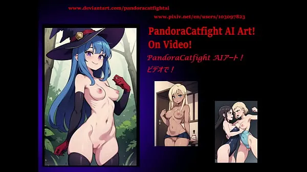ایچ ڈی PandoraCatfight AI! Art by AI! Nude fight! Sexy Girls in action! Fight! Battle! Milky! Lots of awesome catfight art made with AI ٹاپ ویڈیوز