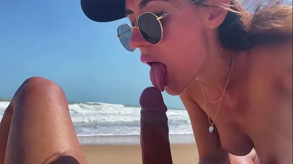 HD Me- Super PoV Blowjob from Beauty Teen Girl in a cap, Seashore, Naked Nude Beach, Blowjob Sex Toys najboljši videoposnetki